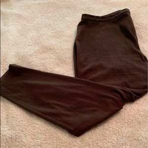 Simply Vera Vera Wang Chocolate Brown Twill Pull On Pants